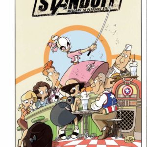 MARVEL PROMOTIONAL LITHOS #10: Jay Fosgitt Avengers Standoff Welcome to Pleasant Hill #1 MARVEL PROMOTIONAL LITHOS #10: Jay Fosgitt Avengers Standoff Welcome to Pleasant Hill #1