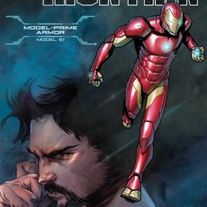 TONY STARK: IRON MAN #1: #1 Marquez Model Prime Armor Model 51 cover