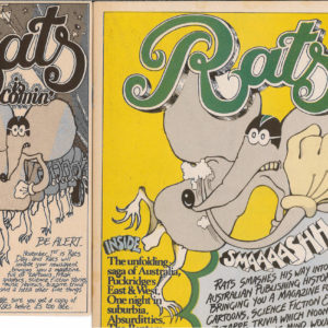 RATS (1972-1973 SERIES) #1: includes Rats A5 B&W advertising flyer – 9.4 (NM) RATS (1972-1973 SERIES) #1: includes Rats A5 B&W advertising flyer – 9.4 (NM)