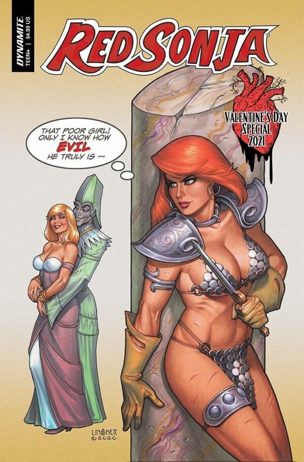 RED SONJA VALENTINE’S SPECIAL #1: 2021 (Joseph Michael Linsner cover A)