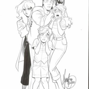 SPECTER INSPECTORS #1: Mirka Andolfo B&W Line Art 1-per-store cover