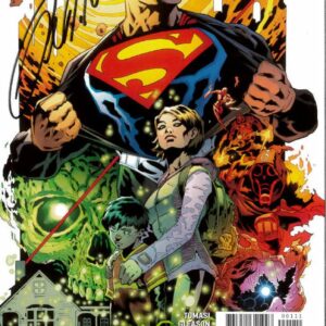 SUPERMAN (2016-2018 SERIES) #1: Signed by Peter Tomasi (COA) 9.2 (NM)