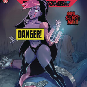 AMALGAMA: SPACE ZOMBIE #4: Winston Young Risque cover B