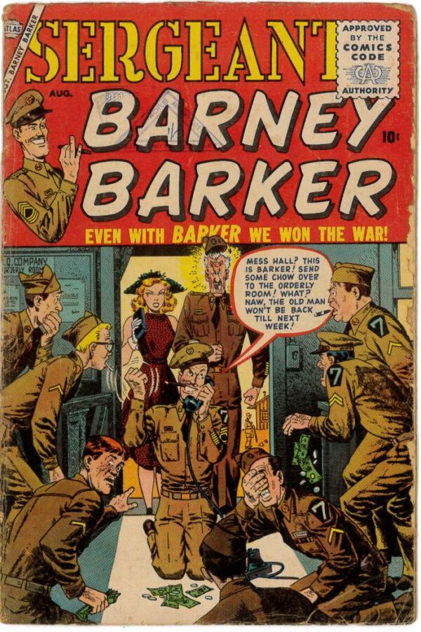 SGT BARNEY BARKER (1956 SERIES) #1: 2.5 (GD+)