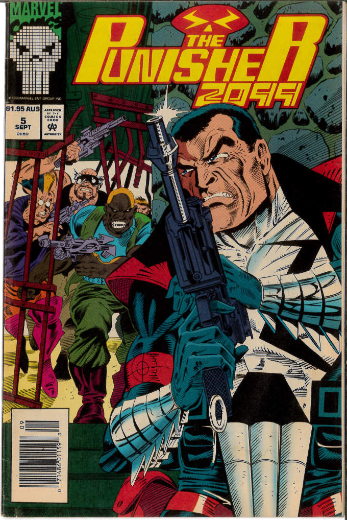 PUNISHER 2099 (1993: AUSTRALIAN PRICE VARIANT APV) #5: 9.0 (VF/NM) PUNISHER 2099 (1993: AUSTRALIAN PRICE VARIANT APV) #5: 9.0 (VF/NM)