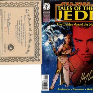 STAR WARS: TALES OF THE JEDI: GOLDEN AGE-THE SITH #1: Signed by Kevin Anderson (177/250 COA) – 8.5 (VF+)