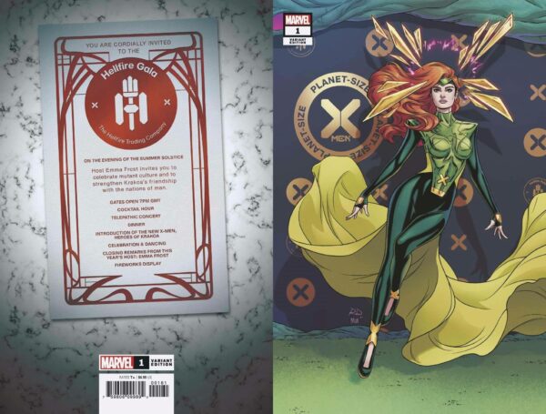 PLANET-SIZED X-MEN #1: Russell Dauterman connecting cover