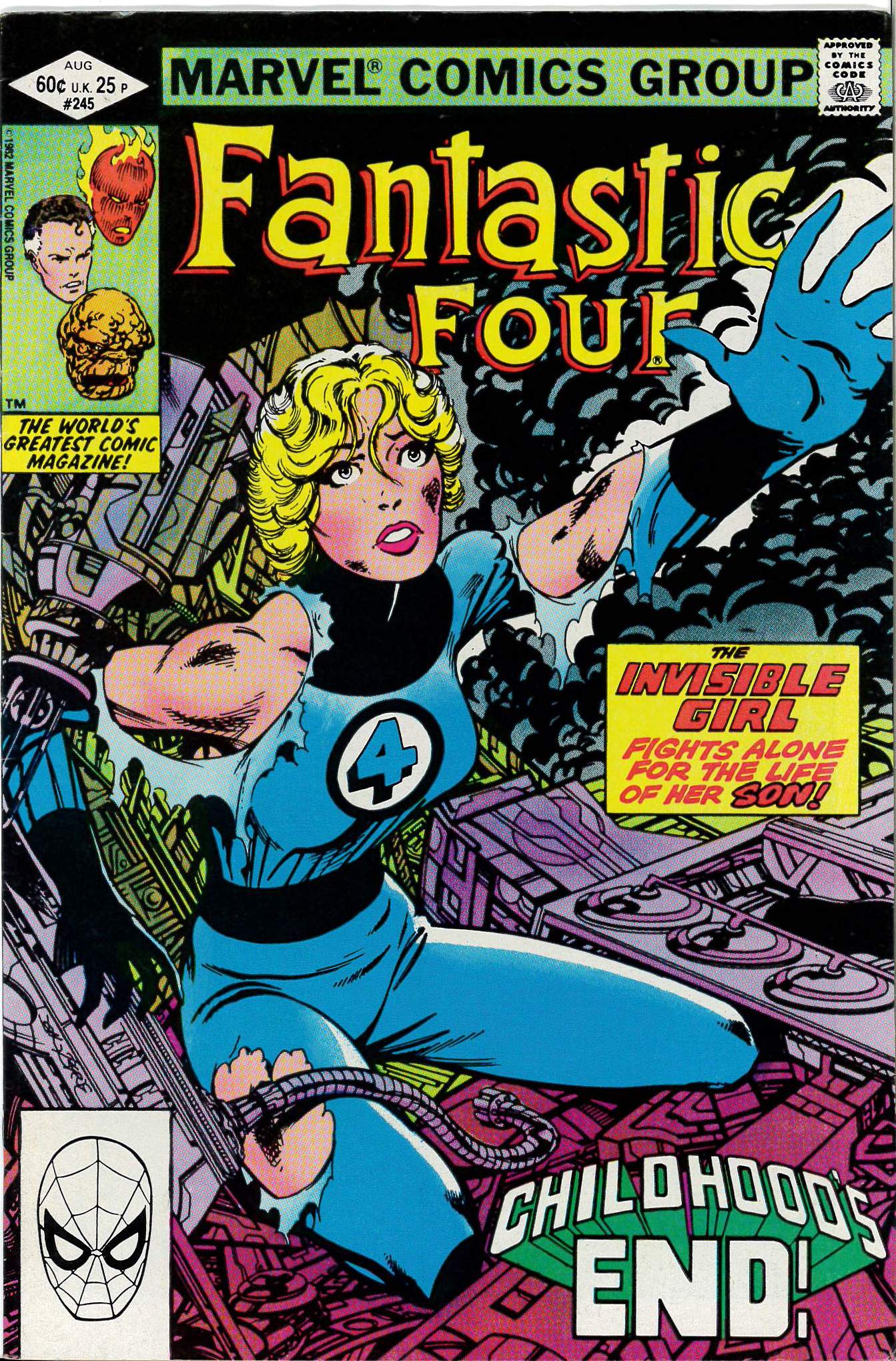 FANTASTIC FOUR (1961-1996,2003-2011,2012-2015 SER) #245: 1st appearance of Avatar (Franklin Richards) – 9.0 (VF/NM) FANTASTIC FOUR (1961-1996,2003-2011,2012-2015 SER) #245: 1st appearance of Avatar (Franklin Richards) – 9.0 (VF/NM)