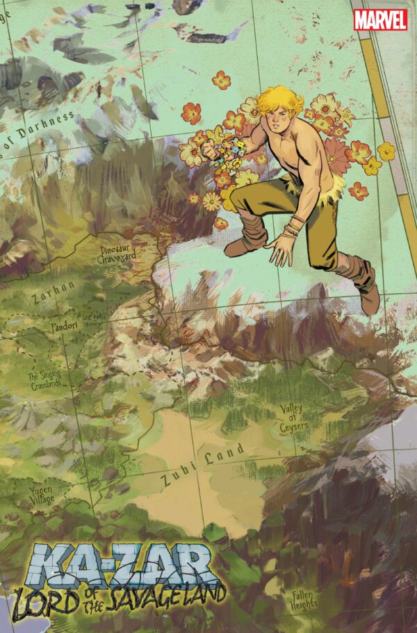 KA-ZAR: LORD OF THE SAVAGE LAND #2: German Garcia Map cover