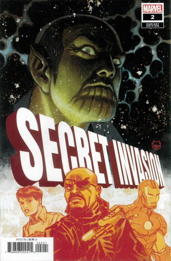 SECRET INVASION (2022 SERIES) #2: Dave Johnson cover B