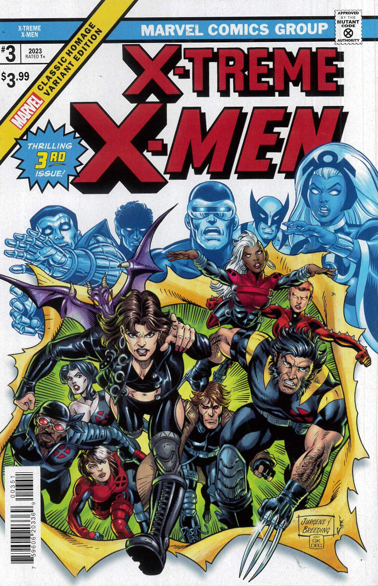 X-TREME X-MEN (2022 SERIES) #3: Dan Jurgens Classic Homage cover E X-TREME X-MEN (2022 SERIES) #3: Dan Jurgens Classic Homage cover E