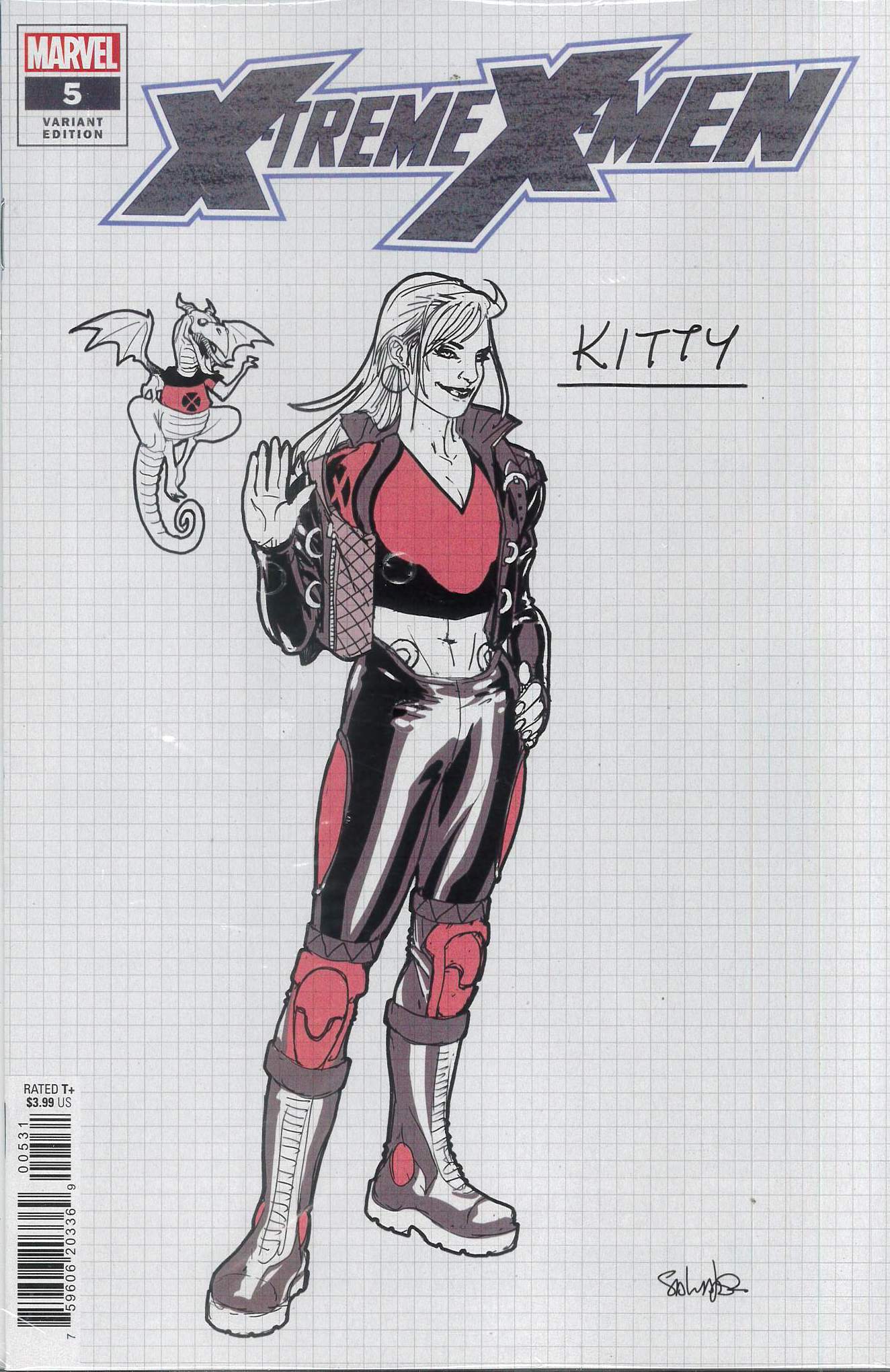 X-TREME X-MEN (2022 SERIES) #5: Salvador Larroca New Design RI cover C X-TREME X-MEN (2022 SERIES) #5: Salvador Larroca New Design RI cover C