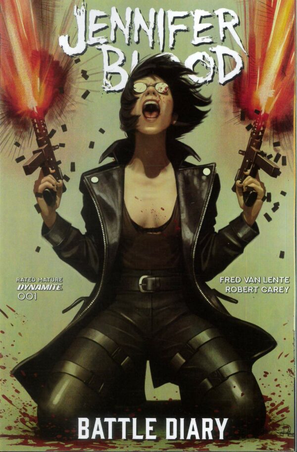 JENNIFER BLOOD: BATTLE DIARY #1: Rebecca Puebla cover C