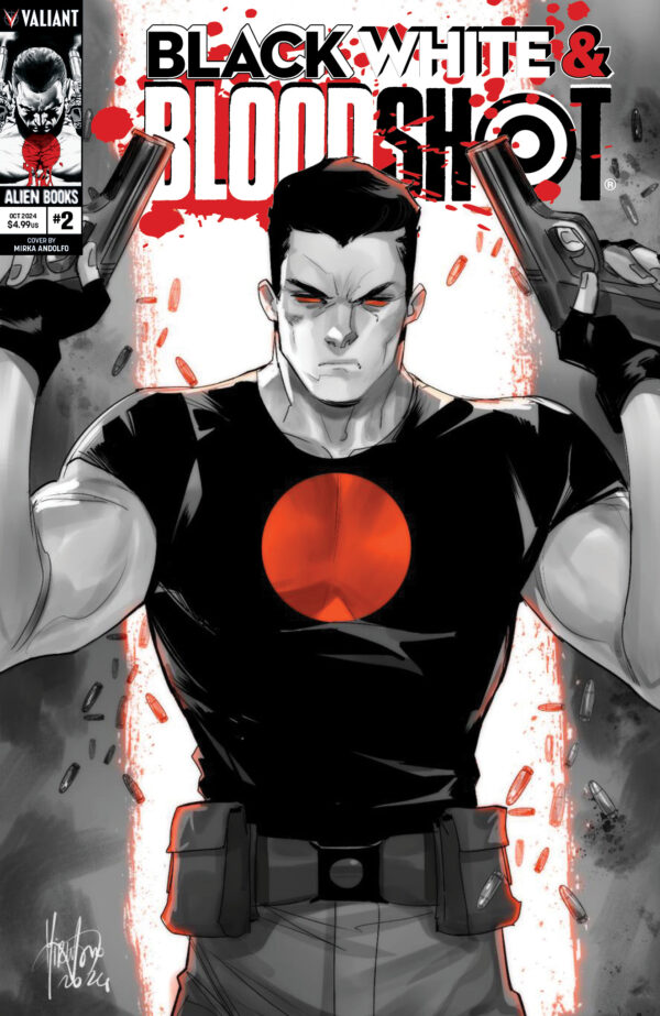 BLACK WHITE & BLOODSHOT #2: Mirka Andolfo cover A