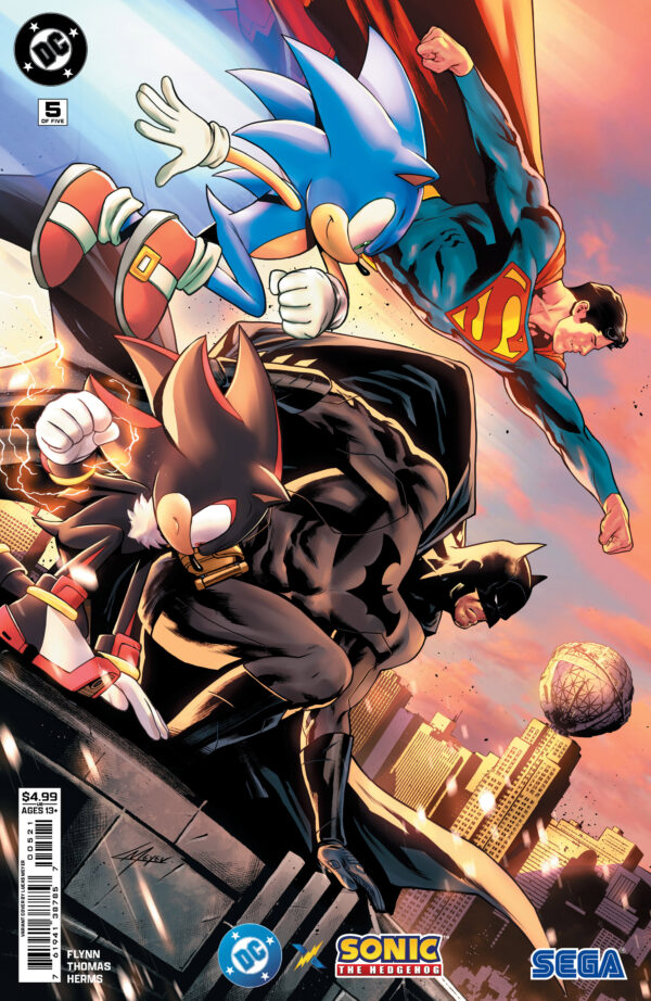 DC X SONIC THE HEDGEHOG #5 Lucas Meyer cover B