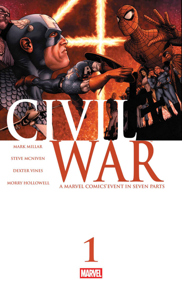 CIVIL WAR (2006-2007 SERIES) #1: 2025 Facsimile edition (Steve McNiven Foil cover B)