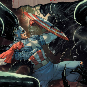 ALIEN VS CAPTAIN AMERICA #1 Leinil Francis Yu cover A