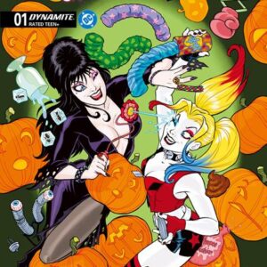 HARLEY QUINN X ELVIRA #1 Amanda Conner cover A