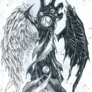 WITCHBLADE (2024 SERIES) #13: Giuseppe Cafaro B&W virgin RI cover D