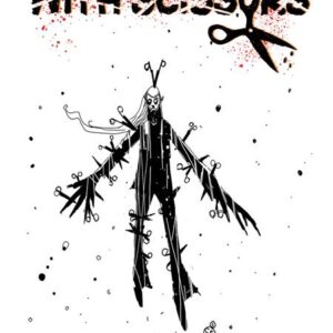 DON’T RUN WITH SCISSORS #4 Stefano Cardoselli B&W cover C