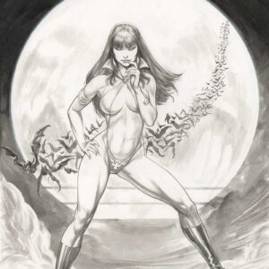 VAMPIRELLA HALLOWEEN HORROR #1 Buzz virgin Line Art cover O