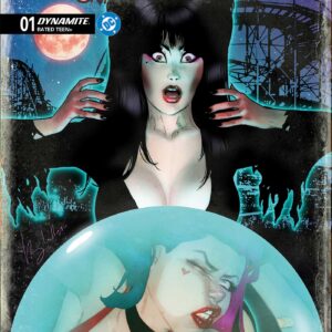 HARLEY QUINN X ELVIRA #1 Ben Caldwell cover D