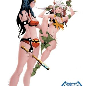 DC/MARVEL: BATMAN/DEADPOOL #1 Jae Lee Big Barda/Savage Land Rogue cover I