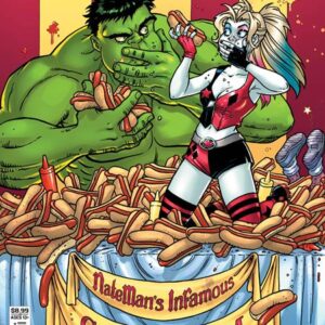DC/MARVEL: BATMAN/DEADPOOL #1 Amanda Conner Harley Quinn/Hulk cover ZH