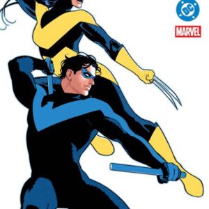 DC/MARVEL: BATMAN/DEADPOOL #1 Bruno Redondo Nightwing/X-23 cover Z