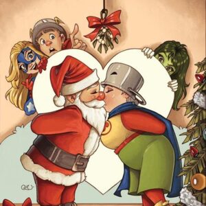 DC’S I SAW MA HUNKEL KISSING SANTA CLAUS #1 Chrissie Zullo cover A