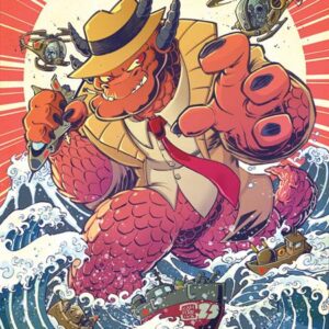 DETECTIVE KAIJU TP #1 Jon Sommariva cover