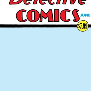 DETECTIVE COMICS (1935- SERIES) #40 2025 Facsimile edition (Blank Sketch cover B)