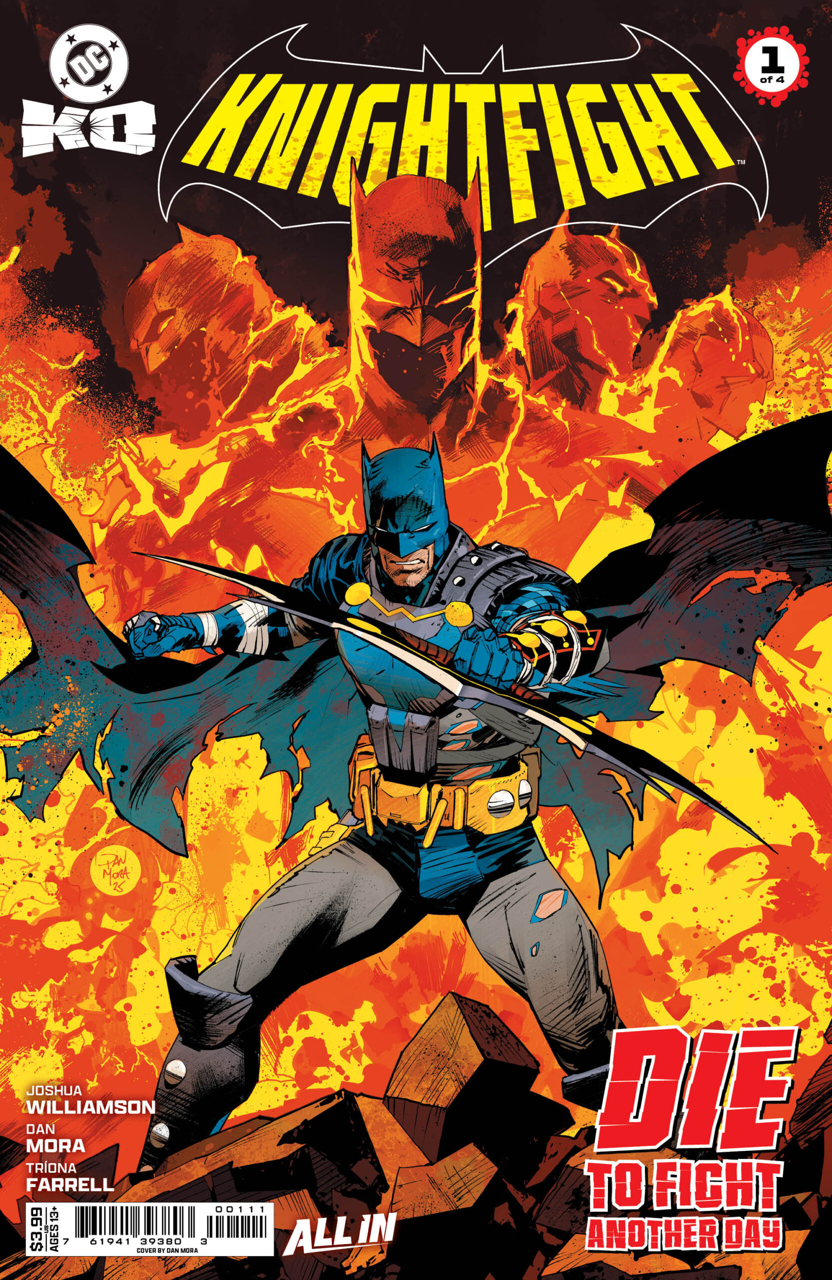 DC K.O. KNIGHTFIGHT #1: Dan Mora cover A DC K.O. KNIGHTFIGHT #1: Dan Mora cover A