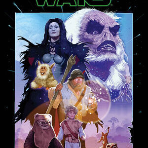 STAR WARS (2025 SERIES) #7 E.M. Gist Battle for Endor 40th Anniversary cover C