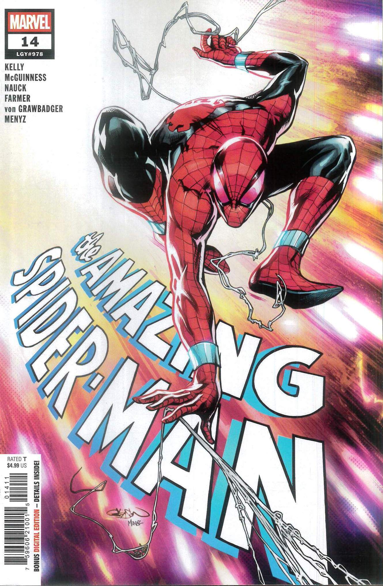 AMAZING SPIDER-MAN (2025 SERIES) #14: Patrick Gleason cover A AMAZING SPIDER-MAN (2025 SERIES) #14: Patrick Gleason cover A