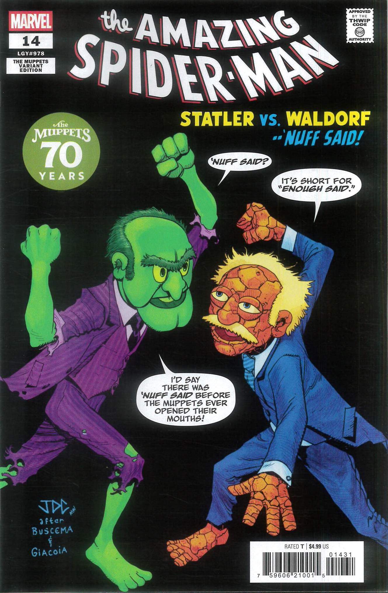 AMAZING SPIDER-MAN (2025 SERIES) #14: Joshua Cassara Muppets cover C AMAZING SPIDER-MAN (2025 SERIES) #14: Joshua Cassara Muppets cover C