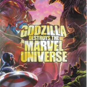 GODZILLA DESTROYS THE MARVEL UNIVERSE #5: Mark Brooks cover A GODZILLA DESTROYS THE MARVEL UNIVERSE #5: Mark Brooks cover A
