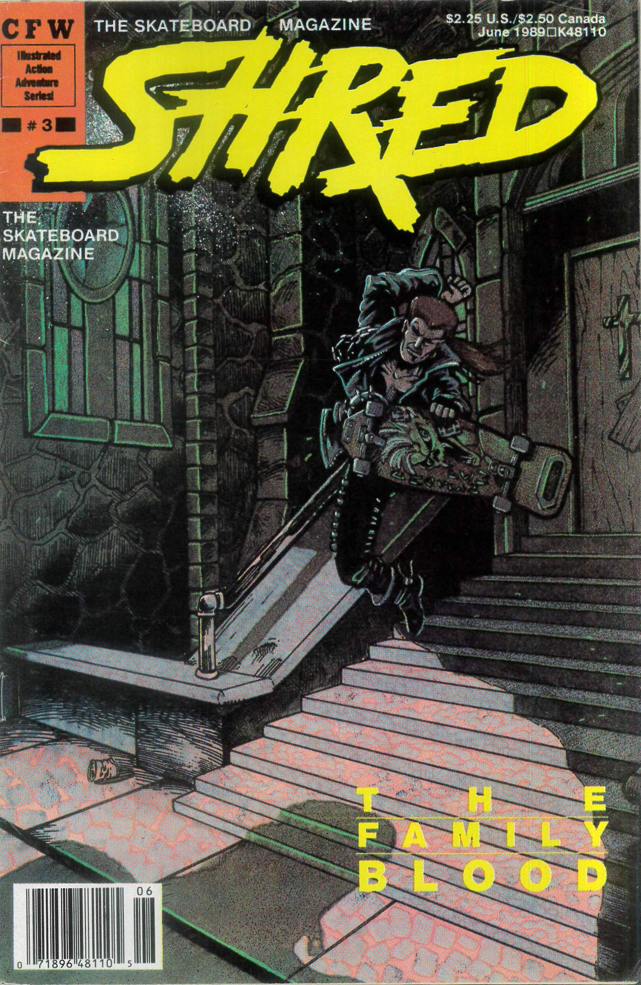 SHRED: THE SKATEBOARD MAGAZINE #3 SHRED: THE SKATEBOARD MAGAZINE #3