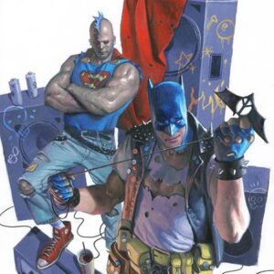 BATMAN/SUPERMAN: WORLD’S FINEST #47 Fabrizio De Tommaso Punk Rock cover D