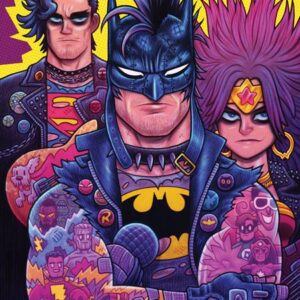 JUSTICE LEAGUE UNLIMITED #15 Dan Hipp Punk Rock cover F