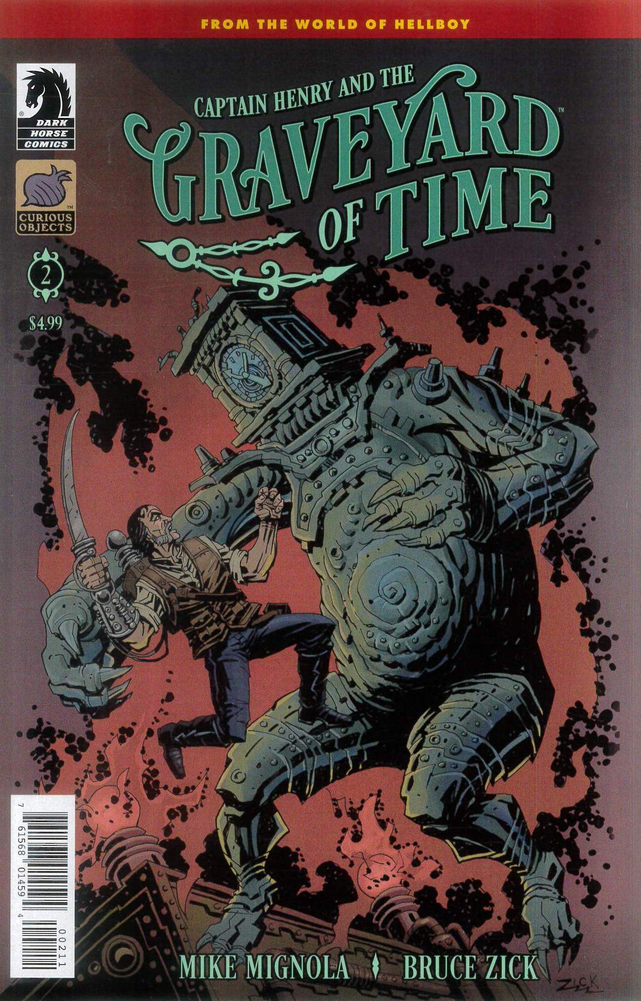 CAPTAIN HENRY AND THE GRAVEYARD OF TIME #2: Bruce Zick cover A CAPTAIN HENRY AND THE GRAVEYARD OF TIME #2: Bruce Zick cover A