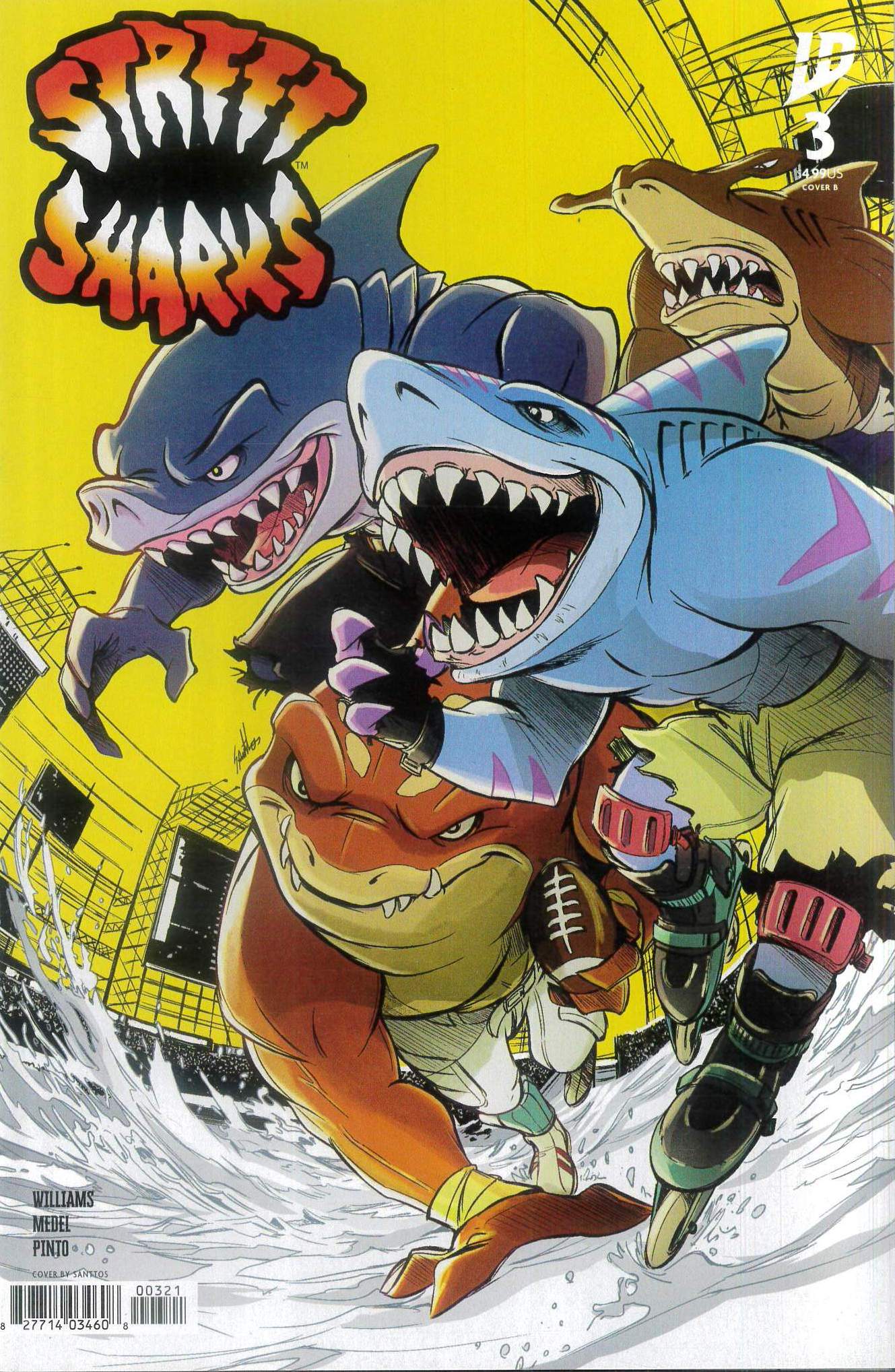 STREET SHARKS (2025 SERIES) #3: Santtos cover B STREET SHARKS (2025 SERIES) #3: Santtos cover B