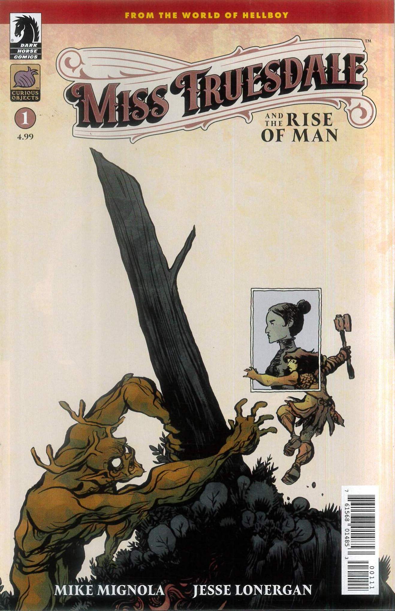 MISS TRUESDALE AND THE RISE OF MAN #1: Jesse Lonergan cover A MISS TRUESDALE AND THE RISE OF MAN #1: Jesse Lonergan cover A
