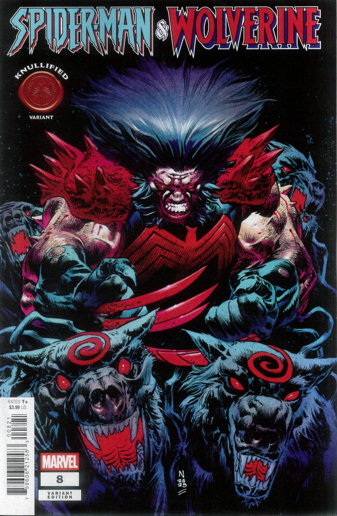 SPIDER-MAN & WOLVERINE (2025 SERIES) #8: Nic Klein Knullified cover B SPIDER-MAN & WOLVERINE (2025 SERIES) #8: Nic Klein Knullified cover B