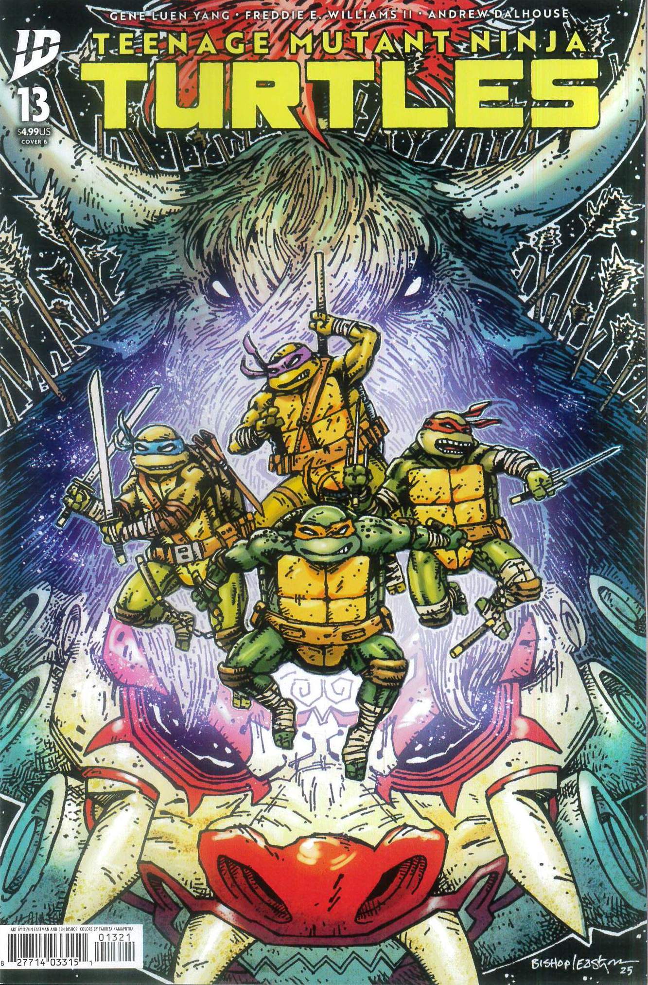 TEENAGE MUTANT NINJA TURTLES (2024 SERIES) #13: Kevin Eastman cover B TEENAGE MUTANT NINJA TURTLES (2024 SERIES) #13: Kevin Eastman cover B