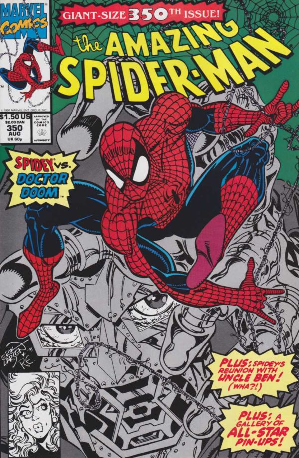 AMAZING SPIDER-MAN (1962-2018 SERIES) #350: Giant Size: Dr Doom: Doctor Doom: NM