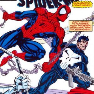 AMAZING SPIDER-MAN (1962-2018 SERIES) #358: Gatefold Cover: Punisher: NM