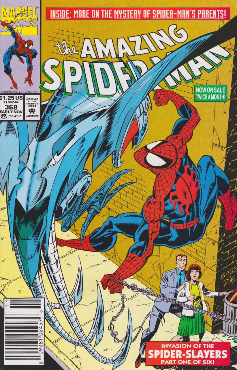 AMAZING SPIDER-MAN (1962-2018 SERIES) #368: Invasion of the Spider-Slayers (#368-372) AMAZING SPIDER-MAN (1962-2018 SERIES) #368: Invasion of the Spider-Slayers (#368-372)