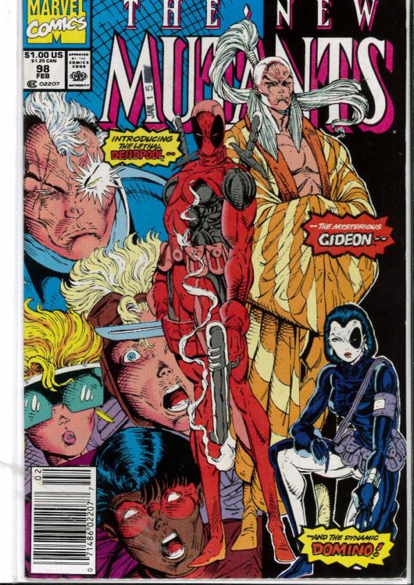 NEW MUTANTS (1982-1991 SERIES) #98: 1st appearance of Deadpool – Halo Graded 9.9