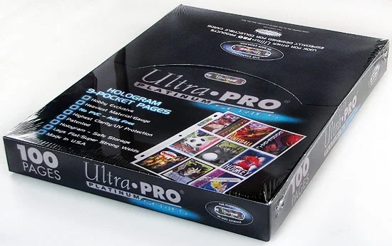 ULTRA PRO 9 POCKET PAGES #100: 100 page display